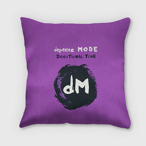 Подушка квадратная Depeche Mode devotional tour / 3D-принт – фото 1