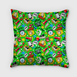 Подушка квадратная Hello Like Boom, цвет: 3D-принт