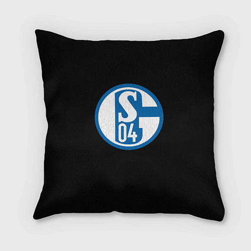 Подушка квадратная Schalke 04 fc club sport / 3D-принт – фото 1