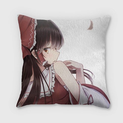 Подушка квадратная Touhou Project Рейму Cute / 3D-принт – фото 1