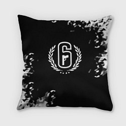 Подушка квадратная Rainbow six шутер гейм