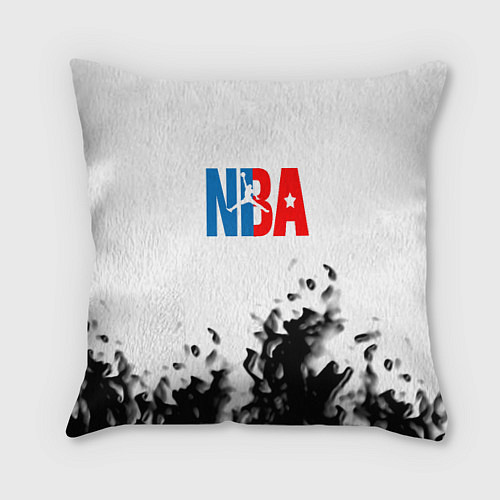 Подушка квадратная Basketball краски / 3D-принт – фото 1