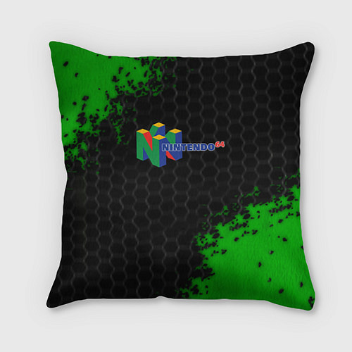 Подушка квадратная Nintendo 64 броня / 3D-принт – фото 1
