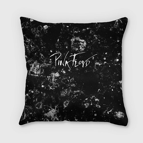 Подушка квадратная Pink Floyd black ice / 3D-принт – фото 1