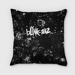 Подушка квадратная Blink 182 black ice, цвет: 3D-принт