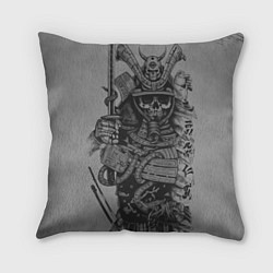 Подушка квадратная Demonic samurai, цвет: 3D-принт