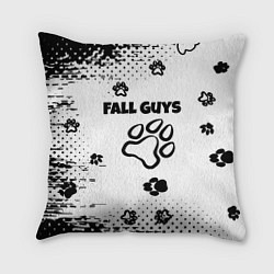 Подушка квадратная Fall Guys game, цвет: 3D-принт