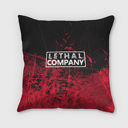 Подушка квадратная Lethal Company: Red Trail