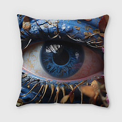 Подушка квадратная Глаз с золотом