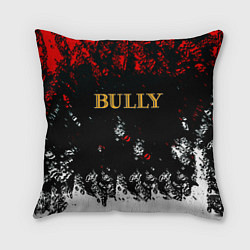 Подушка квадратная Bully краски, цвет: 3D-принт