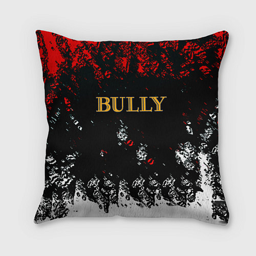 Подушка квадратная Bully краски / 3D-принт – фото 1
