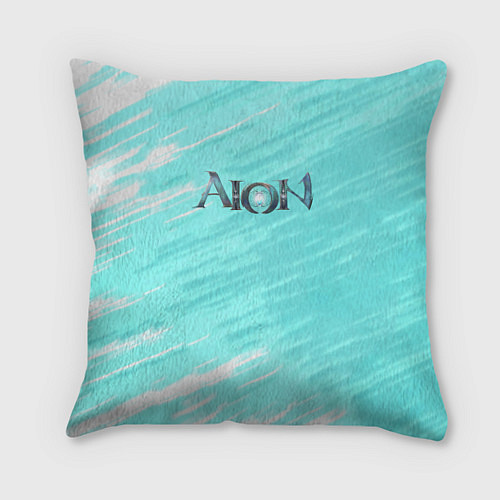 Подушка квадратная Aion текстура рпг / 3D-принт – фото 1