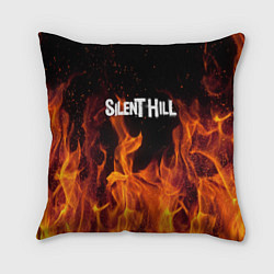 Подушка квадратная Silent hill огонь, цвет: 3D-принт