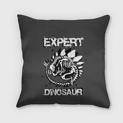 Подушка квадратная Dinosaur expert