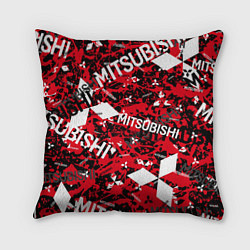 Подушка квадратная Mitsubishi - chaos style, цвет: 3D-принт