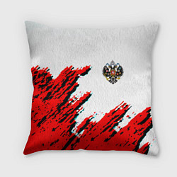 Подушка квадратная Россия герб империя, цвет: 3D-принт