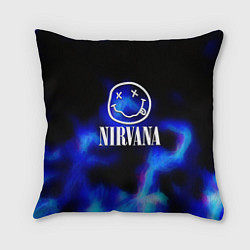 Подушка квадратная Nirvana flame ghost steel