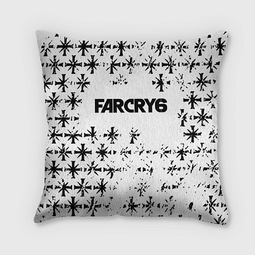 Подушка квадратная Farcry 6 символика из игры / 3D-принт – фото 1