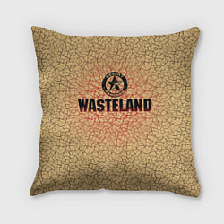 Подушка квадратная Wasteland со значком рейнджера