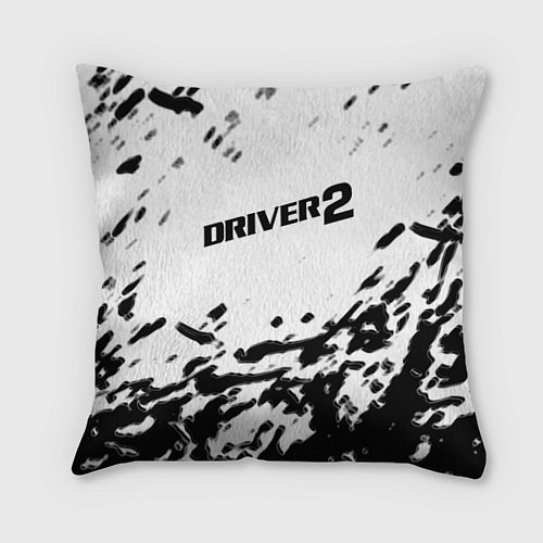 Подушка квадратная Driver 2 краски / 3D-принт – фото 1