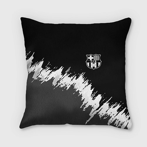 Подушка квадратная Barcelona краски текстура фк / 3D-принт – фото 1