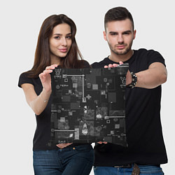 Подушка квадратная Y2k aesthetics print, цвет: 3D-принт — фото 2