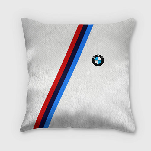 Подушка квадратная BMW brend geometry sport / 3D-принт – фото 1