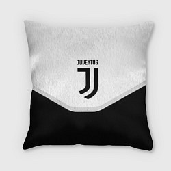 Подушка квадратная Juventus black geometry sport