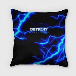 Подушка квадратная Detroit become human storm, цвет: 3D-принт