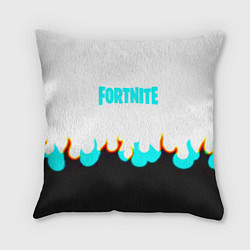 Подушка квадратная Fortnite epic game fire