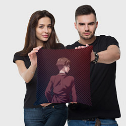 Подушка квадратная Киётака Аянокоджи из Класса превосходства, цвет: 3D-принт — фото 2