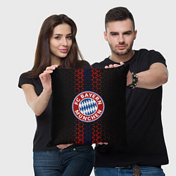 Подушка квадратная Футбольный клуб Бавария, цвет: 3D-принт — фото 2