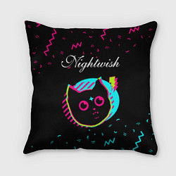 Подушка квадратная Nightwish - rock star cat, цвет: 3D-принт