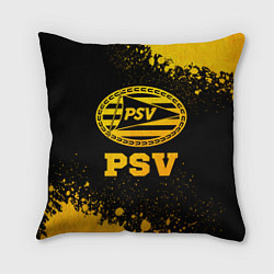 Подушка квадратная PSV - gold gradient