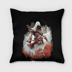 Подушка квадратная Assassins creed город из частиц, цвет: 3D-принт