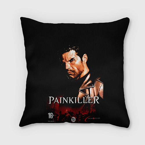 Подушка квадратная Искупление - Дэниел Painkiller / 3D-принт – фото 1