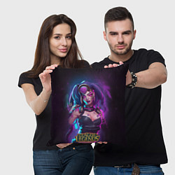 Подушка квадратная League Of Legends Akali Kda, цвет: 3D-принт — фото 2