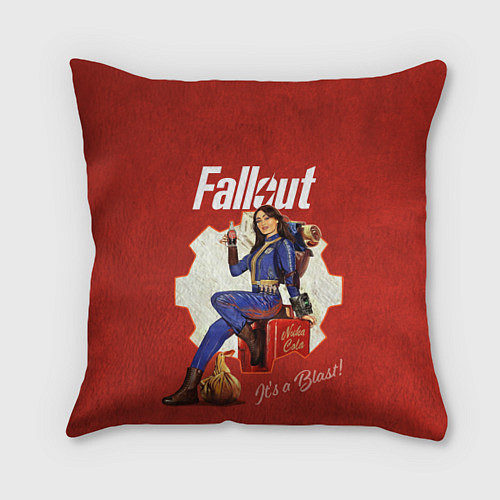 Подушка квадратная Fallout - Lucy / 3D-принт – фото 1
