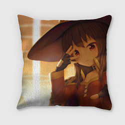 Подушка квадратная Konosuba Мэгумин cute