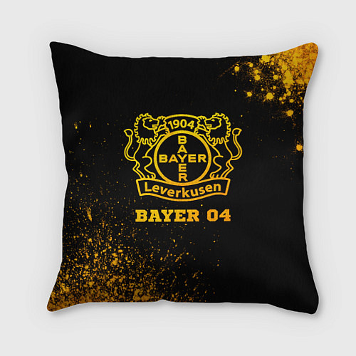 Подушка квадратная Bayer 04 - gold gradient / 3D-принт – фото 1