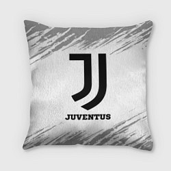 Подушка квадратная Juventus sport на светлом фоне