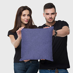 Подушка квадратная Сиреневый однотонный пятнистый, цвет: 3D-принт — фото 2