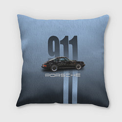 Подушка квадратная Винтажный автомобиль Porsche, цвет: 3D-принт