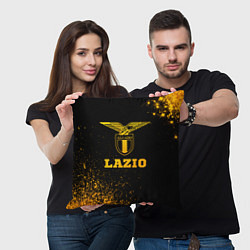 Подушка квадратная Lazio - gold gradient, цвет: 3D-принт — фото 2