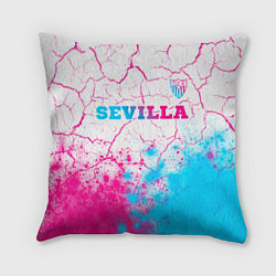 Подушка квадратная Sevilla neon gradient style посередине