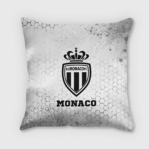 Подушка квадратная Monaco sport на светлом фоне / 3D-принт – фото 1