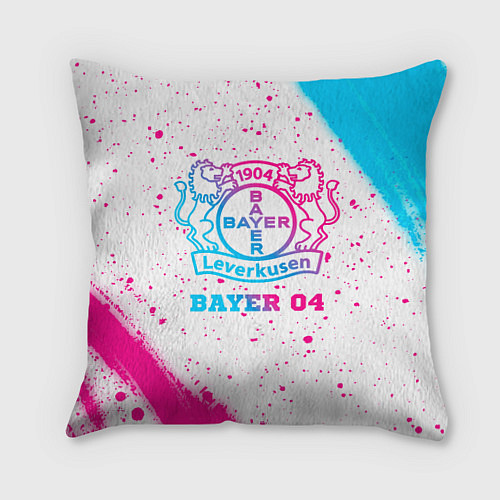 Подушка квадратная Bayer 04 neon gradient style / 3D-принт – фото 1