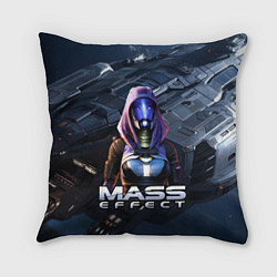 Подушка квадратная Mass Effect ТалиЗора, цвет: 3D-принт