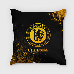 Подушка квадратная Chelsea - gold gradient