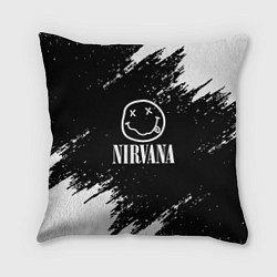 Подушка квадратная Nirvana текустура краски